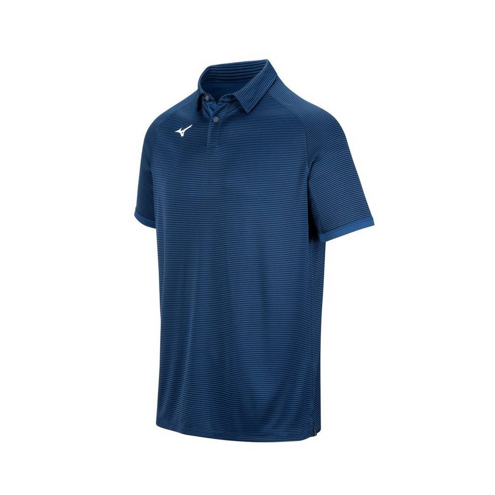 Mizuno Scout - Erkek Polo Tişört - Lacivert Türkiye (BQKXMU-271)